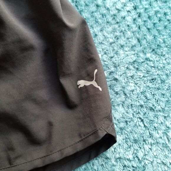 Puma Women's Black Active Shorts w/Pockets Size Small 3" Inseam - Picture 4 of 8
